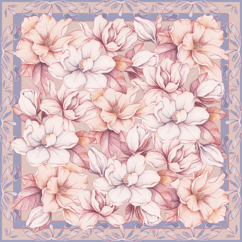 Pañuelo Magnolias I