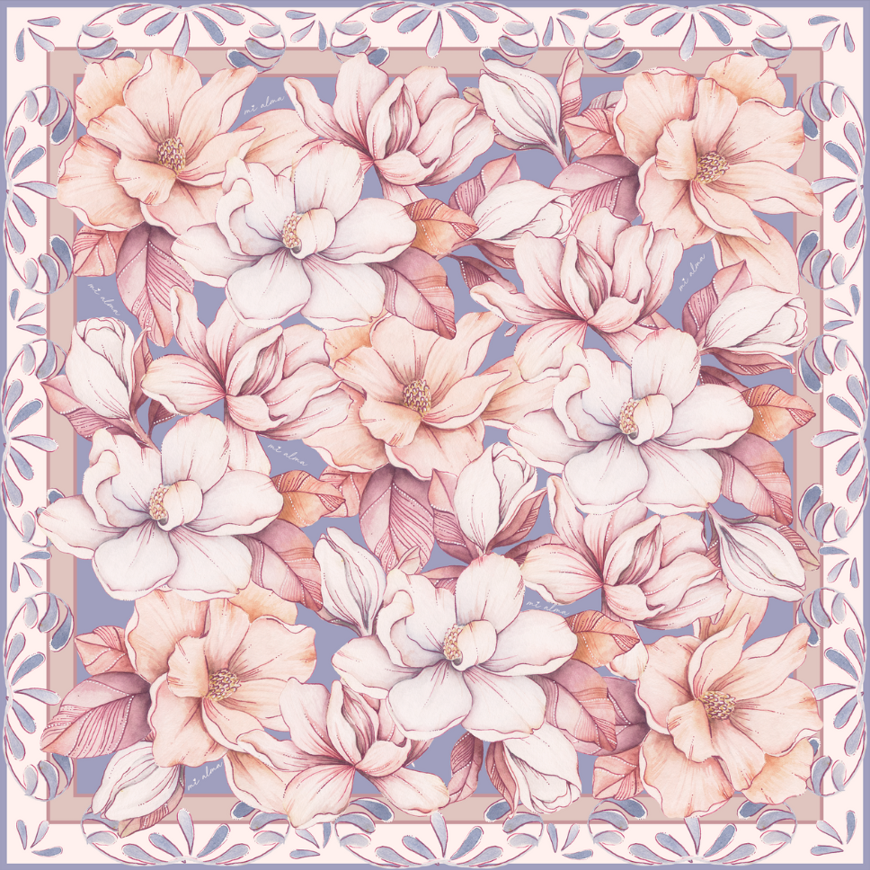 Pañuelo Magnolias II